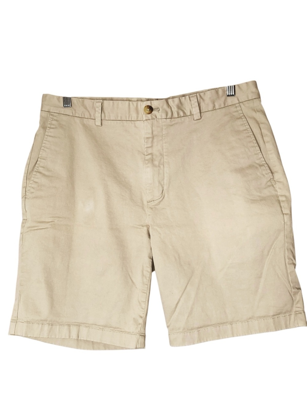 Vineyard Vines Cotton Blend Short Khaki Tan Casual 8" Inseam Men's Waist 36
